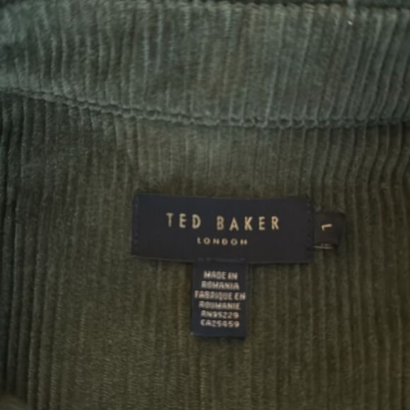 NWOT Ted Baker Onetaa Corduroy Boxy Shirt Jacket with Puffed Balloon sleeves. - Picture 6 of 7